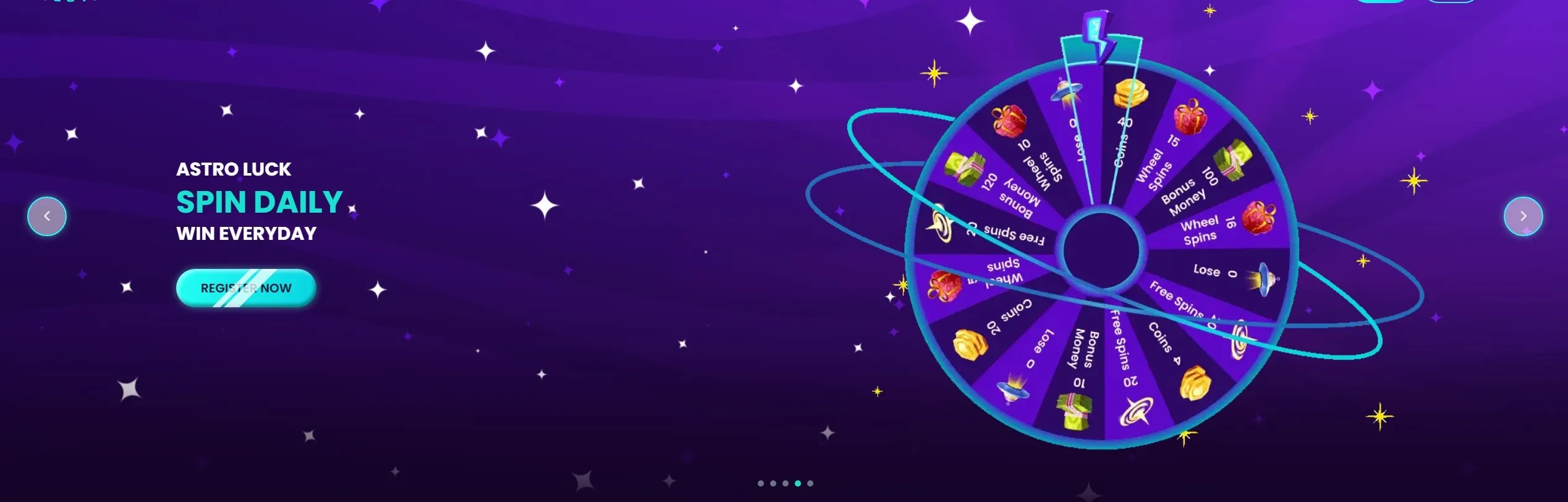 Spaceslots banner pc