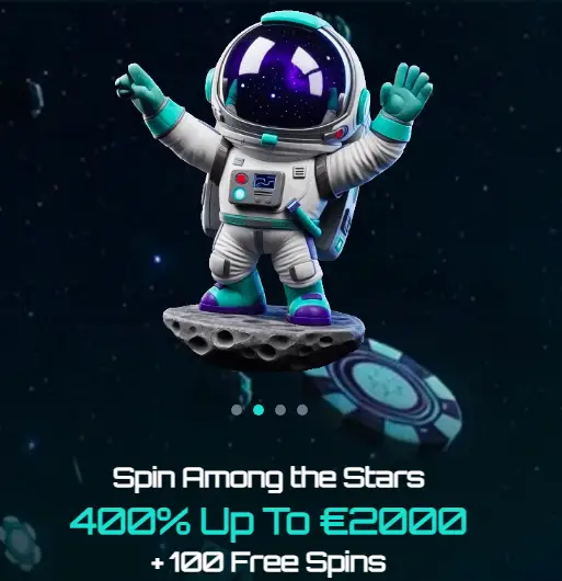 Space Slotz Casino banner App