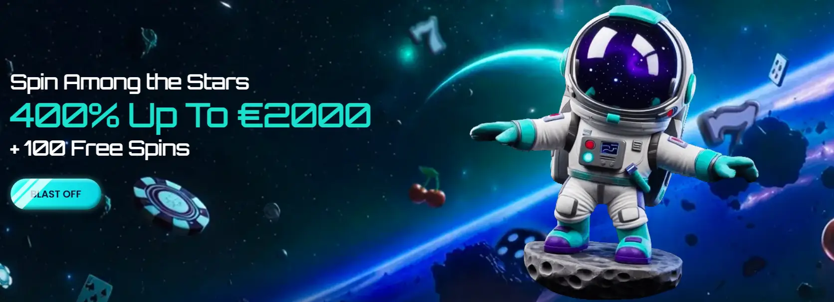 Space Slotz Casino banner